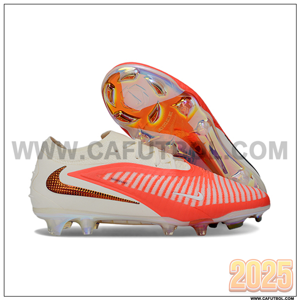 Nike Botas De Fútbol Phantom GX III Elite FG Beige/Naranja