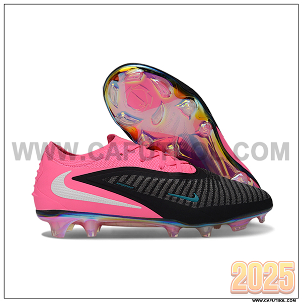 Nike Botas De Fútbol Phantom GX III Elite FG Rosa/Negro/Blanco