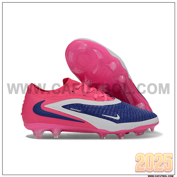 Nike Botas De Fútbol Phantom GX III Elite FG Rosa/Azul/Blanco