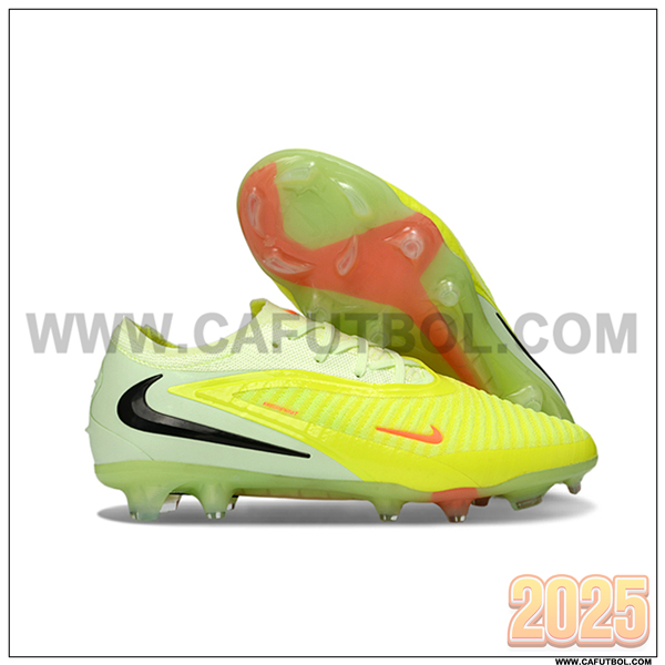 Nike Botas De Fútbol Phantom GX III Elite FG Amarillo/Verde