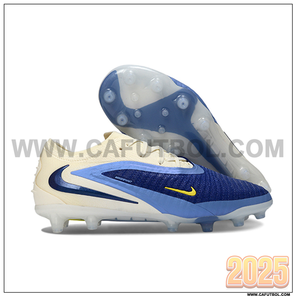 Nike Botas De Fútbol Phantom GX III Elite AG Beige/Azul