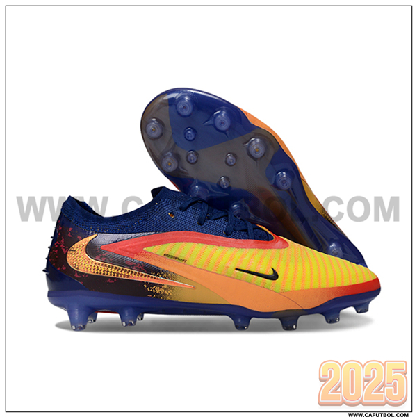 Nike Botas De Fútbol Phantom GX III Elite AG Azul/Naranja