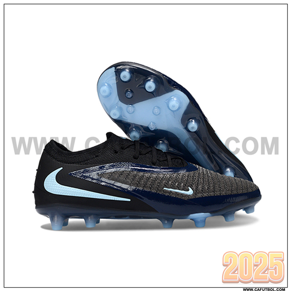 Nike Botas De Fútbol Phantom GX III Elite AG Negro/Azul