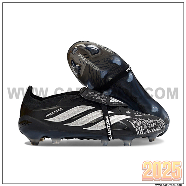 Adidas Botas De Fútbol 26 Predator Elite Tongue FG Negro/Gris