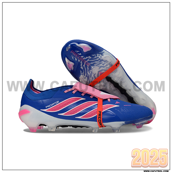 Adidas Botas De Fútbol 26 Predator Elite Tongue FG Azul/Rosa