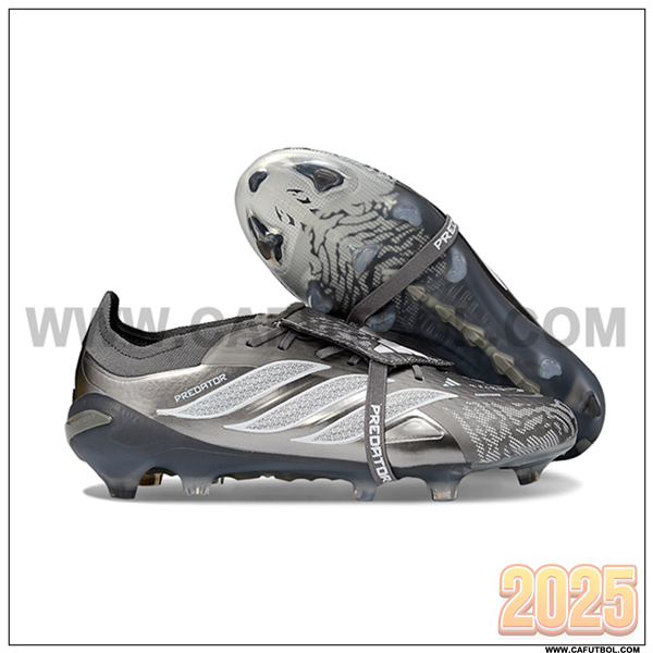 Adidas Botas De Fútbol 26 Predator Elite Tongue FG Gris
