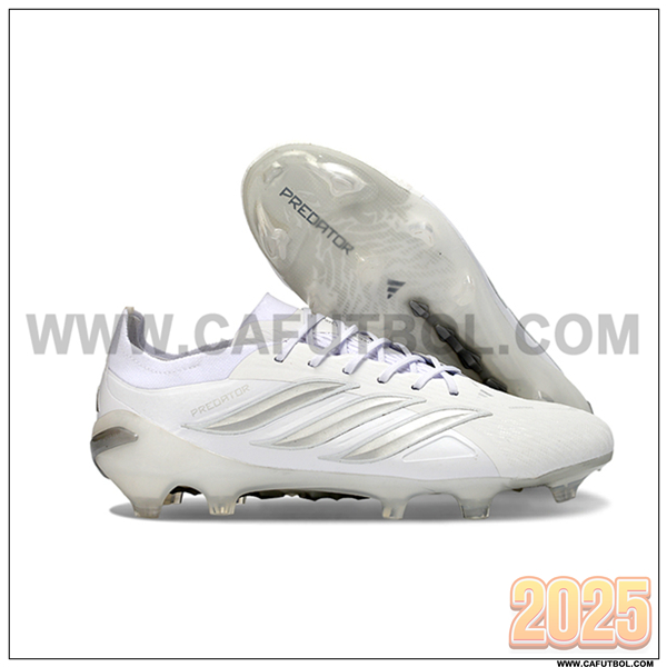 Adidas Botas De Fútbol 26 Predator Elite FG Blanco/Gris