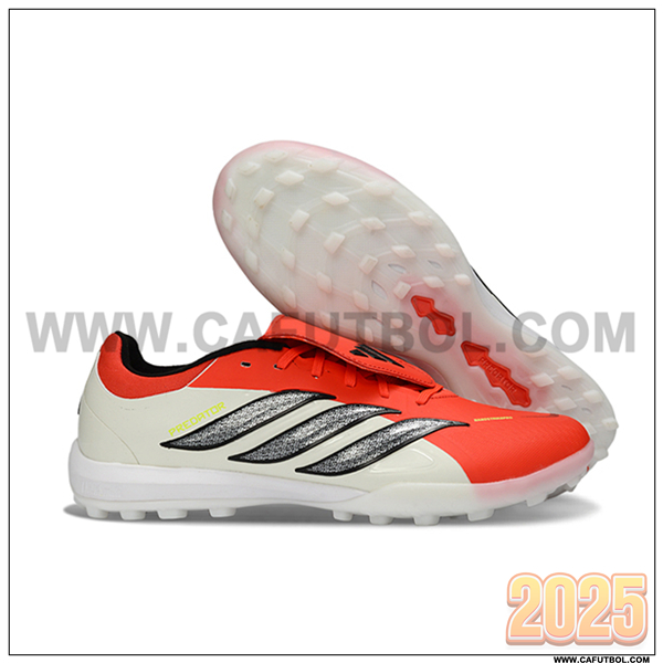 Adidas Botas De Fútbol PREDATOR LEAGUE FT TURF Beige/Naranja/Gris