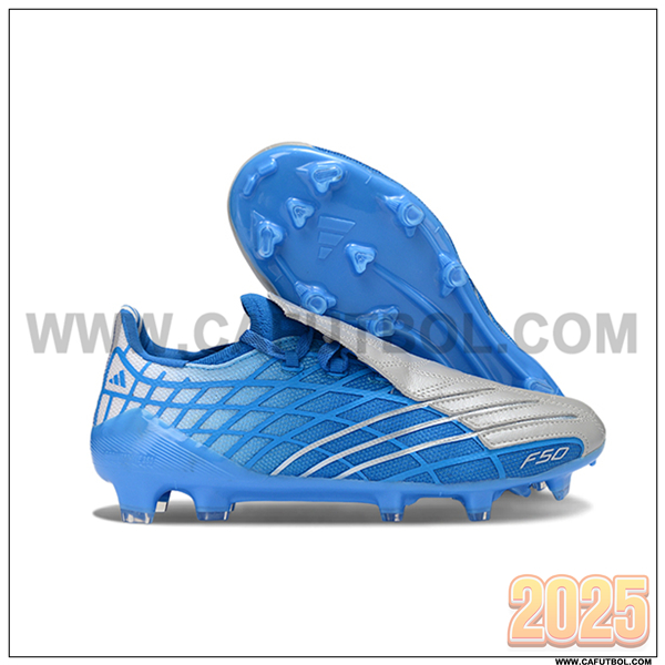 Adidas Botas De Fútbol F50 Elite FG Azul/Gris
