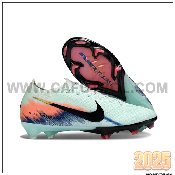 Nike Botas De Fútbol AIR Zoom Mercurial Vapor 16 Elite XXV FG Verde/Negro/Naranja