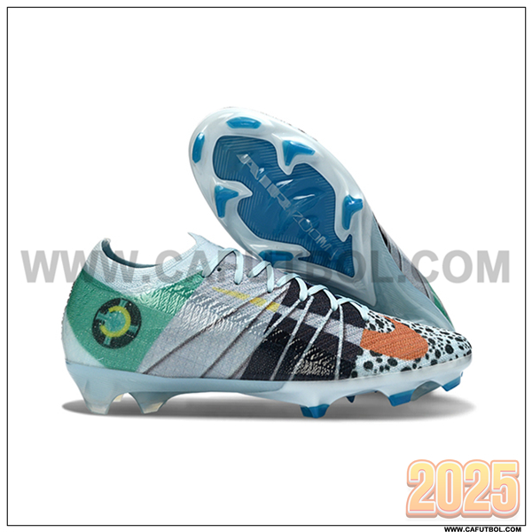 Nike Botas De Fútbol AIR Zoom Mercurial Vapor 16 Elite XXV FG Azul/Verde/Negro