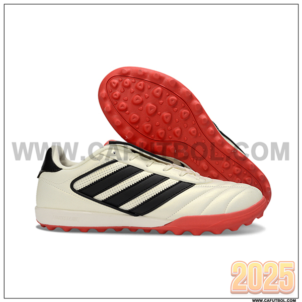 Copa Botas De Fútbol GLORO II TF Beige/Negro/Rojo