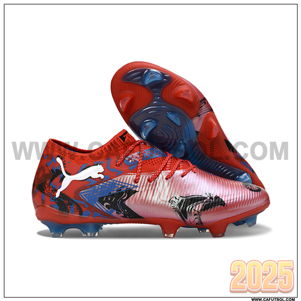 PUMA Botas De Fútbol FUTURE 8 ULTIMATE FG/AG Rojo/Negro/Azul