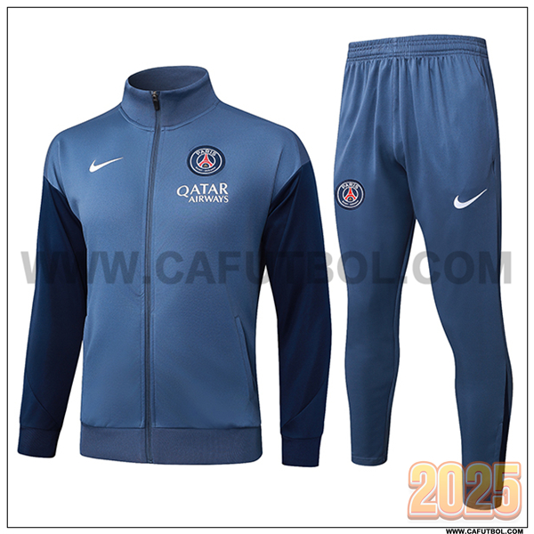 Chandal Chaquetas Futbol PSG Gris 2025 2026