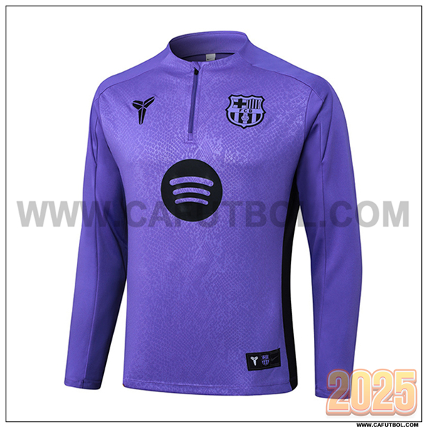 Sudadera Entrenamiento FC Barcelona Violeta/Negro 2025 2026