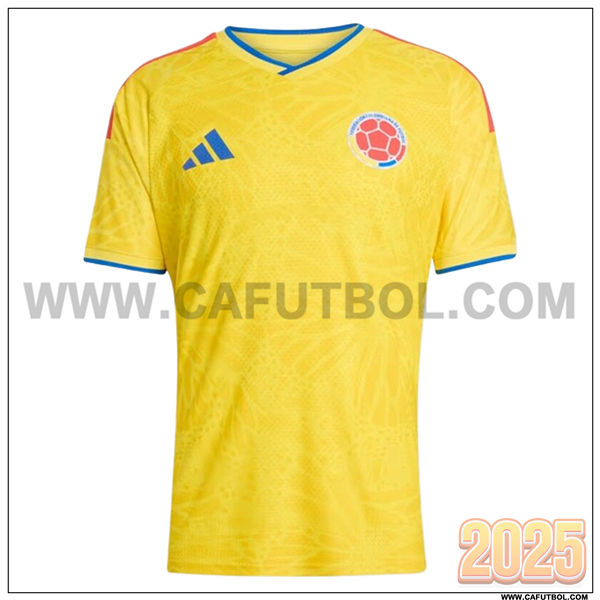 Nuevo Camiseta Equipo de Colombia Primera Copa Mundial 2026 AMARILLO