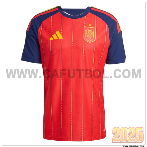 Nuevo Camiseta Equipo de Espana Primera Copa Mundial 2026 Rojo