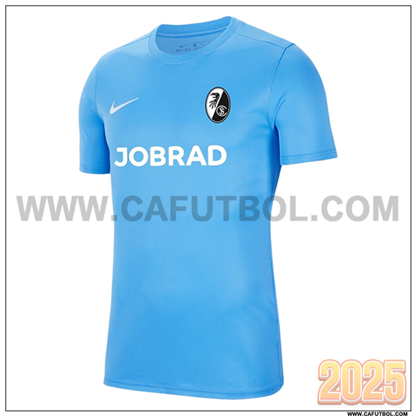 Nuevo Camiseta de SC Freiburg Tercero 2025 2026 Azul Cielo