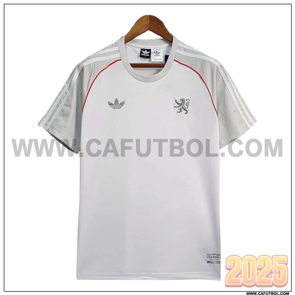 Camiseta Futbol Lyon OL Edicion Especial 2025 2026 Blanco