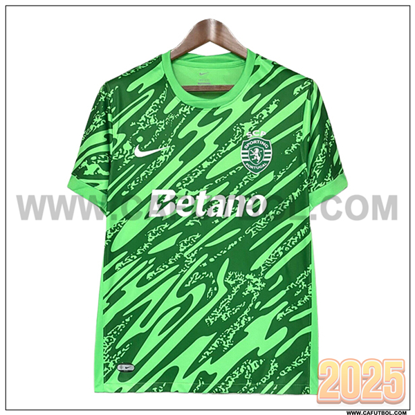 Camiseta de Portero Sporting Verde 2025 2026
