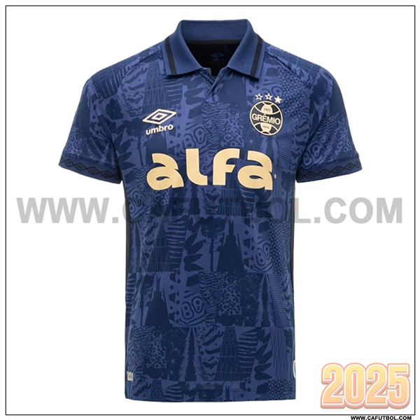Nuevo Camiseta de Gremio Tercero 2025 2026 Azul Marina