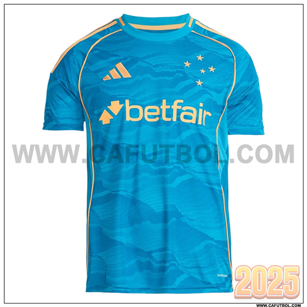 Nuevo Camiseta de Cruzeiro Tercero 2025 2026 Azul