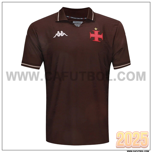 Nuevo Camiseta de CR Vasco Da Gama Tercero 2025 2026 Negro