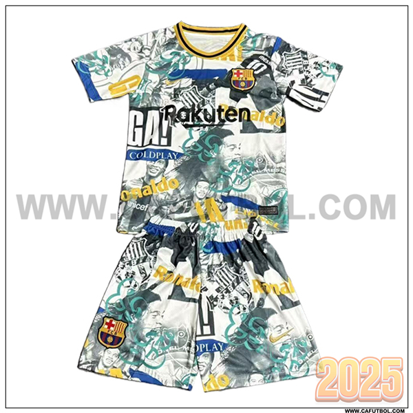 Camiseta de FC Barcelona Ninos Edicion Especial 2025 2026 Verde