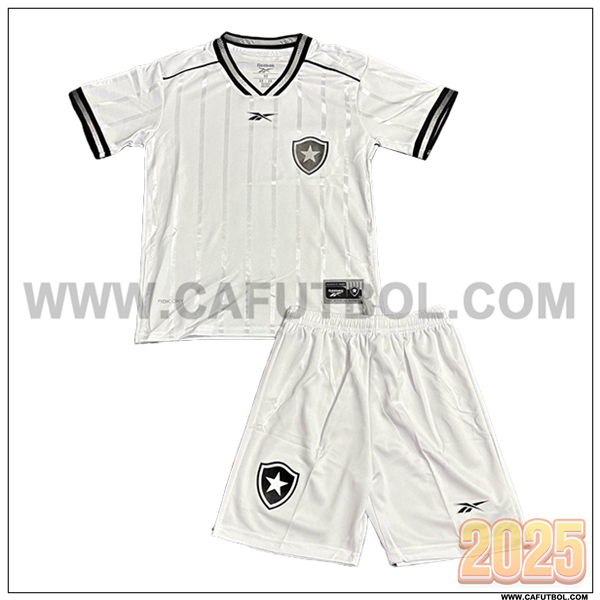Tercero Camiseta de Botafogo Ninos 2025 2026 Blanco