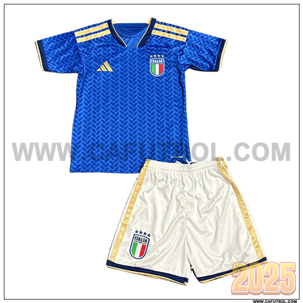 Primera Camiseta de Italia Ninos 2026/2027 Azul