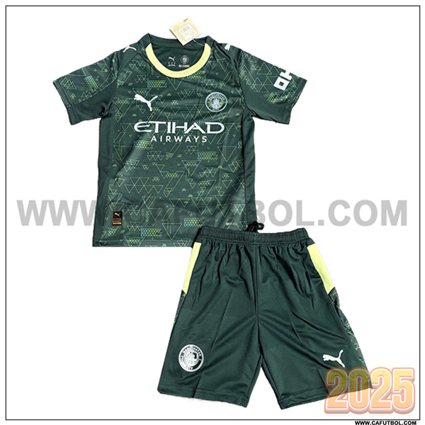 Camiseta de Manchester City Ninos EA SPORTS Edition 2025 2026 Verde