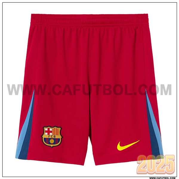 Pantalones Cortos FC Barcelona Cuatro 2025 2026 Rojo