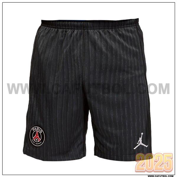 Pantalones Cortos PSG Cuatro 2025 2026 Negro