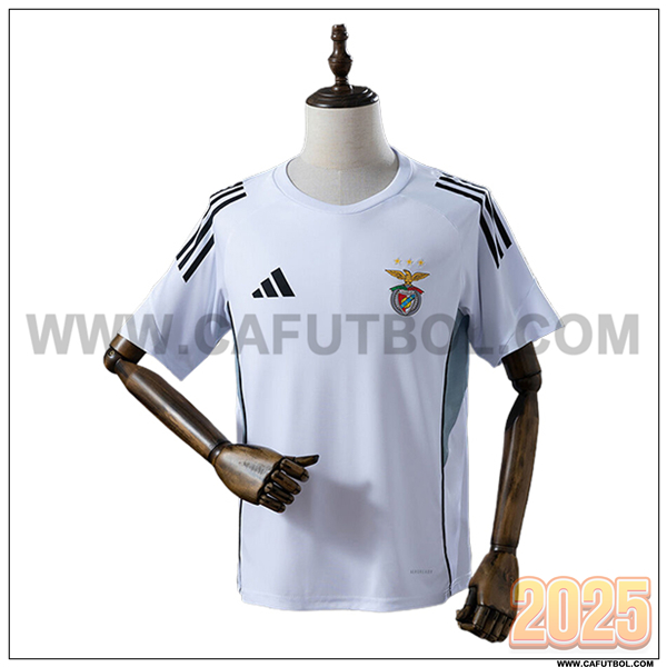 Camiseta Entrenamiento S.L.Benfica Blanco/Negro 2025 2026
