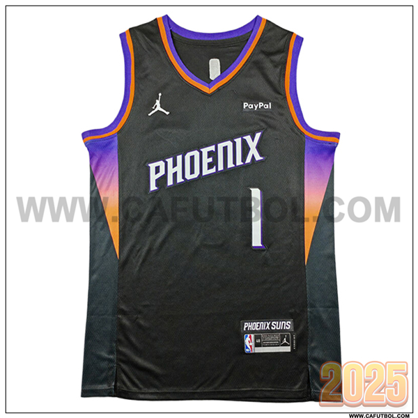 Camisetas NBA Phoenix Suns (BOOKER #1) 2025/26 Negro/Violeta