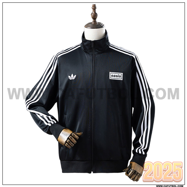 Rompevientos Flamengo Negro/Blanco 2025 2026