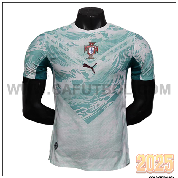 Segunda Camiseta Equipo de Portugal Verde/Blanco 2026/2027