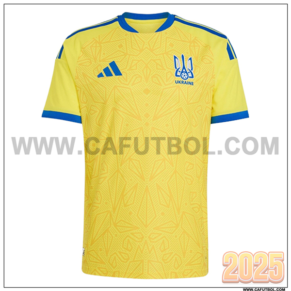 Nuevo Camiseta Equipo de Ukraine Primera 2026/2027 AMARILLO
