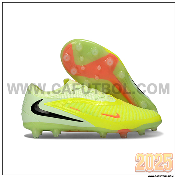 Nike Botas De Fútbol Phantom GX III Elite AG Amarillo/Verde