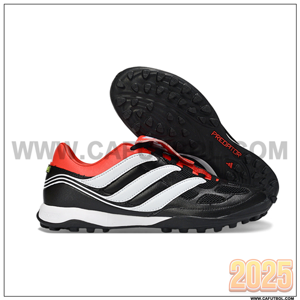Adidas Botas De Fútbol PREDATOR LEAGUE FT TURF Negro/Blanco/Naranja -02