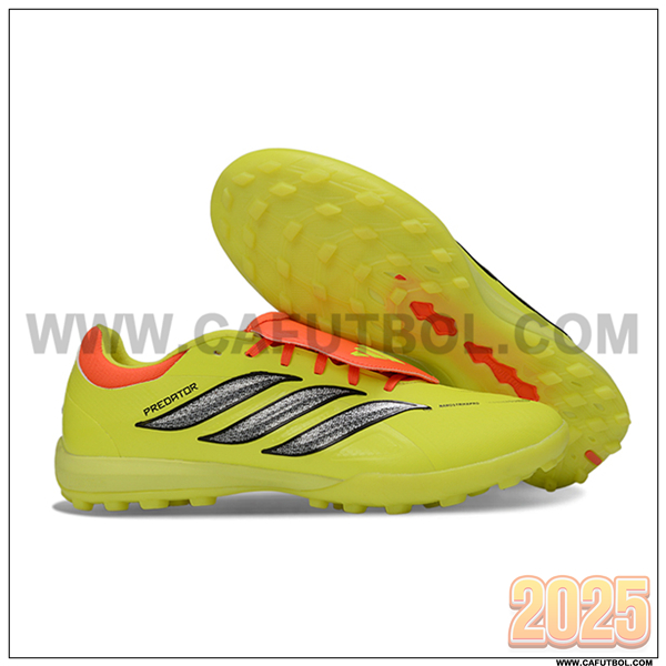 Adidas Botas De Fútbol PREDATOR LEAGUE FT TURF Amarillo/Naranja/Gris