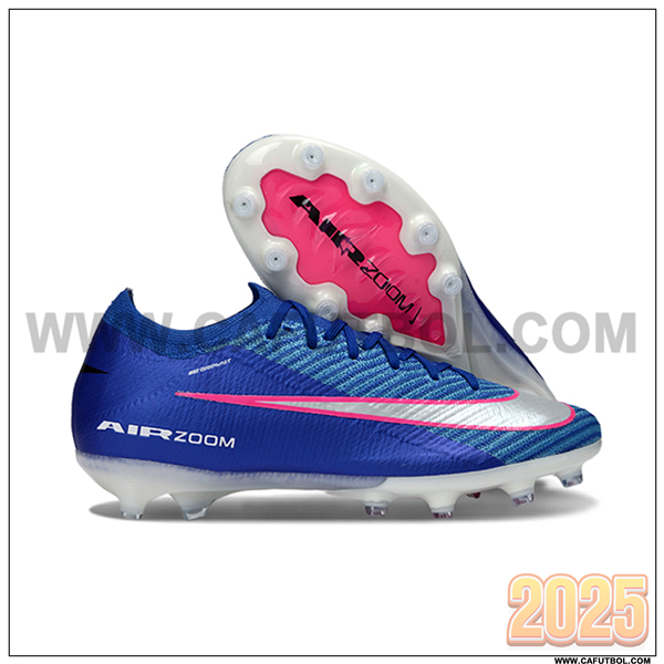 Nike Botas De Fútbol AIR Zoom Mercurial Vapor 16 Elite XXV AG Azul/Gris/Rosa