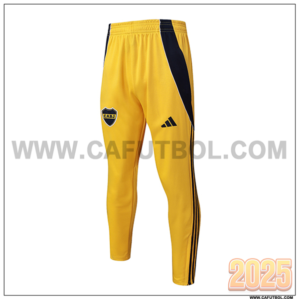 Pantalones Entrenamiento Boca Juniors Amarillo/Negro 2025 2026