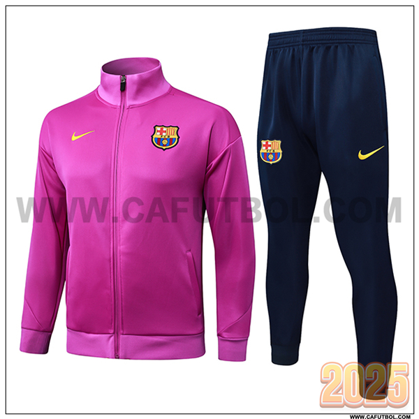 Chandal Chaquetas Futbol FC Barcelona Violeta 2025 2026