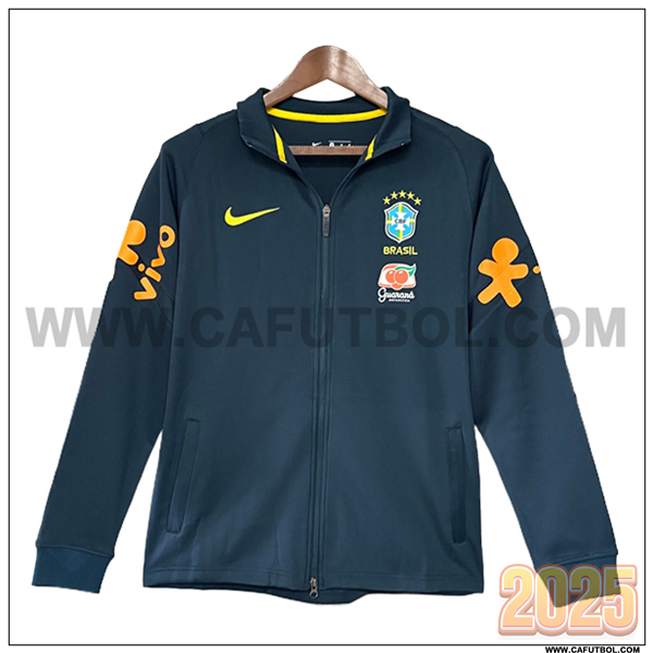 Chaquetas Futbol Brasil Azul Oscuro 2025 2026