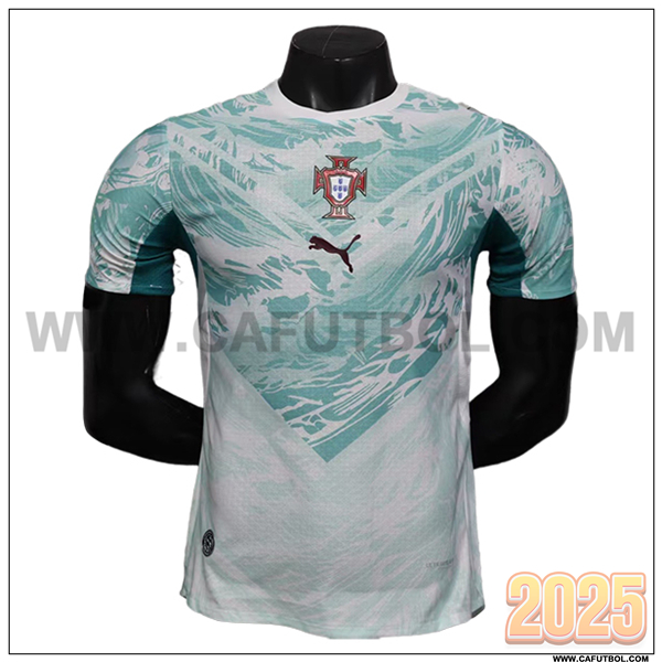 Segunda Camiseta Equipo de Portugal Verde/Blanco Copa Mundial 2026