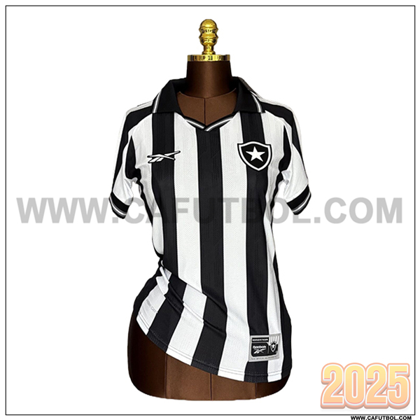 Primera Camiseta Futbol Botafogo Mujer Blanco/Negro 2025 2026