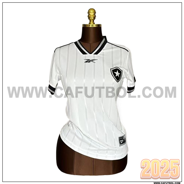 Tercero Camiseta Futbol Botafogo Mujer Blanco 2025 2026