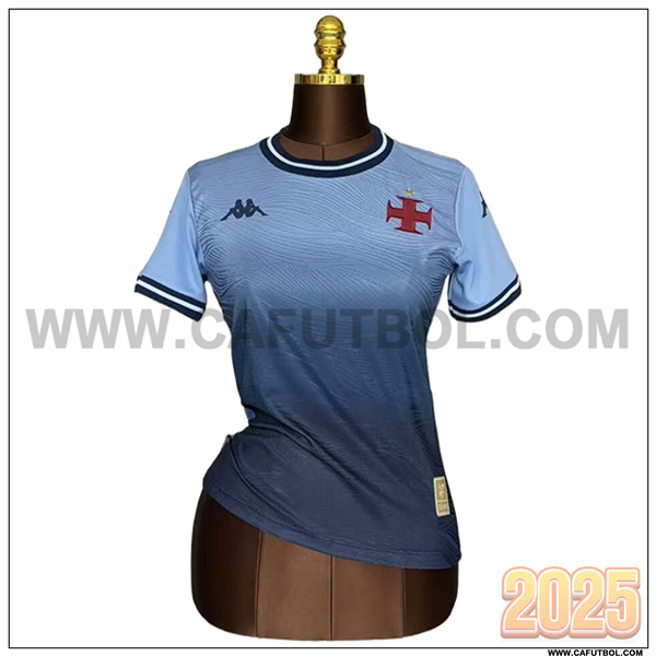Camiseta de CR Vasco Da Gama Mujer Edicion Especial 2025 2026 Azul