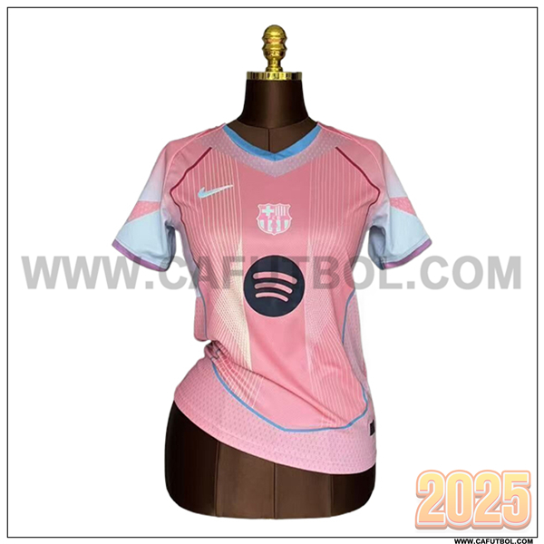 Camiseta de FC Barcelona Mujer Edicion Especial 2025 2026 Rosa
